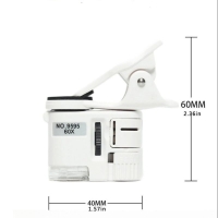 Микроскоп мини 9595 60x для камеры смартфона