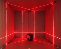 Лазерный круговой 3D уровень, нивелир Fukuda MW-93T 3R 3D 12 линий, красный лазер, сумка