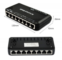 POE коммутатор развитвитель Ethernet на 6 сетевых IP-камер