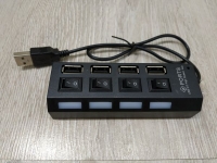 USB конценттратор, расширитель, HUB на 4 порта для компьютера