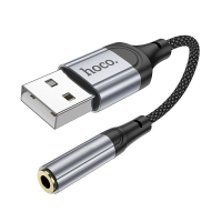 Шнур HOCO LS36 Аудио конвертор, USB на AUX (мама) 12 см