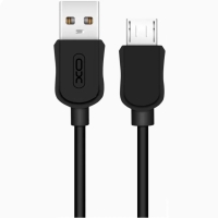 USB кабель XO NB41 micro USB 1m черный