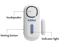 Беспроводная сигнализация KERUI D2 до 120 дБ, для дверей с PIR датчиком движения
