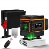 Лазерный уровень HILDA 3D 12 линий зеленый, аккумулятор, пульт) сумка
