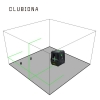 Самовыравнивающийся лазерный уровень, нивелир CLUBIONA MD02G. 2-линии, зеленый