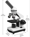 Микроскоп биологический G3006A 40X-1600X с набором слайдов