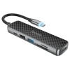 Адаптер HOCO HB24, USB-C,USB 3.0, Card Reader, 6 в 1