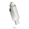 Флешка HOCO UD8 2 в 1, 16ГБ USB 3.0, Type-C