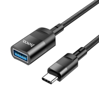 Адаптер шнур HOCO U107, OTG, Type-C на USB 3.0, 1.2 м