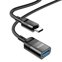 Адаптер шнур HOCO U107, OTG, Type-C на USB 3.0, 1.2 м