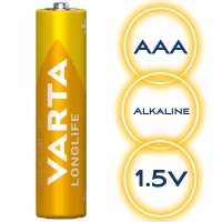 Батарея AAA VARTA 1.5В Longlige Alkaline (Германия)