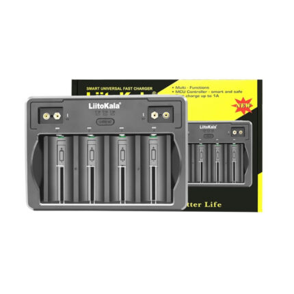 Зарядное устройство LiitoKala Lii-D4, 4 слота, Li-Ion/IMR/NiMH/NiCd/9В