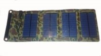 Солнечная зарядка, складная походная 5 В, 7 Вт. Для зарядки телефонов (Код: )