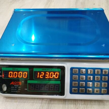 Весы настольные торговые AOTE A004 до 40 кг на аккумуляторе
