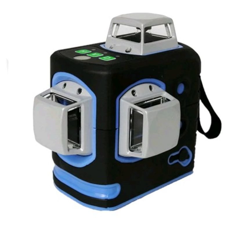 Лазерный уровень XEAST XE-68G Pro 12 линий 3D 360 зеленый Set-3 аккумуляторы, кронштейн подъемный, сумка