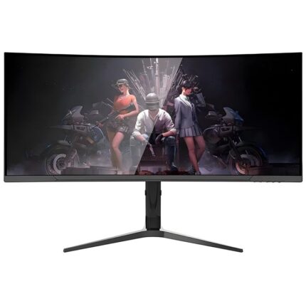 Игровой изогнутый монитор A-SIFTPANELMAX 4K165HZ — 34", 3440×1440, VA, 165 Гц, Adaptive Sync, 21:9, Стереодинамики