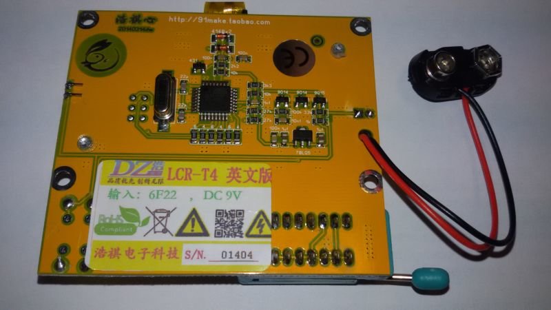 Многофункциональный тестер LCR-T4 радиодеталей на микроконтроллере в корпусе