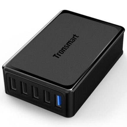 Настольное компактное зарядное устройство Tronsmart U5PTA 4- USB VoltiQ и 1-USB быстрая зарядка (Код: )
