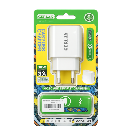 Зарядное устройство GERLAX A2 18W 3А Quick Chsrge 3.0 Iphone