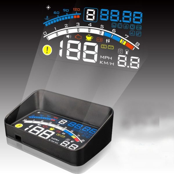 Проектор-дисплей на стекло для автомобиля HUD ASH-4E (Код: )