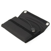 Солнечная зарядка, складная походная 5 В, 7 Вт. Для зарядки телефонов (Код: )