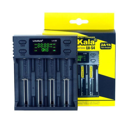 Зарядное устройство LiitoKala Lii-S4, 4 слота, Li-Ion/IMR/LiFePO4/NiMH/NiCd