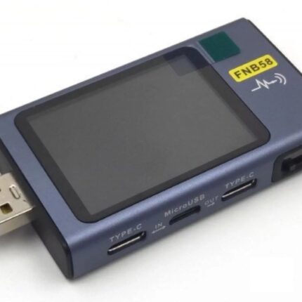 USB-тестер FNIRSI FNB58 диагностический, черный
