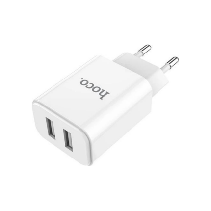 Зарядное устройство HOCO C62A 2 USB, 2.1 A, голова