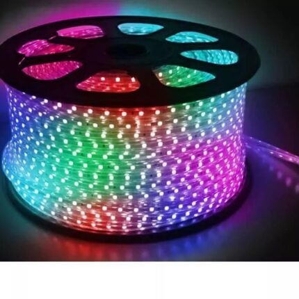 Светодиодная лента RGB SMD5050  водонепроницаемая 220В, 60LED/м