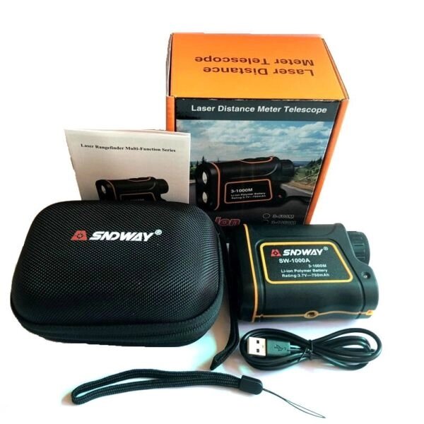 Лазерный дальномер SNDWAY SW-1000A 7X 1000м, точность 1м