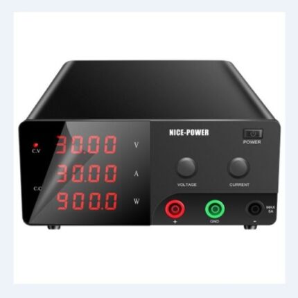 Блок питания Nice-Power R-SPS3020, 0-30В/20A, 600 Вт, 3 индикатора, черный
