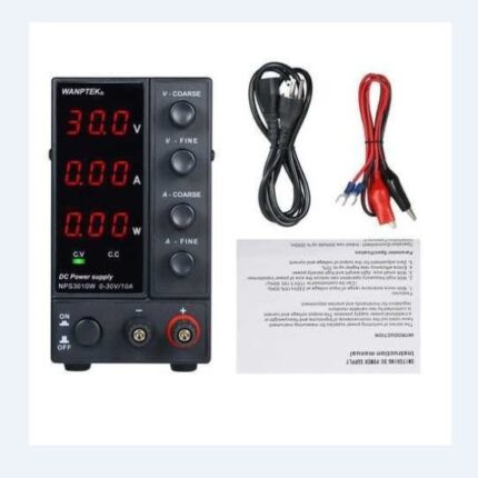 Блок питания Wanptek NPS605W-4 (черный, 0–60 В / 5 А, USB, 4-разрядный дисплей)