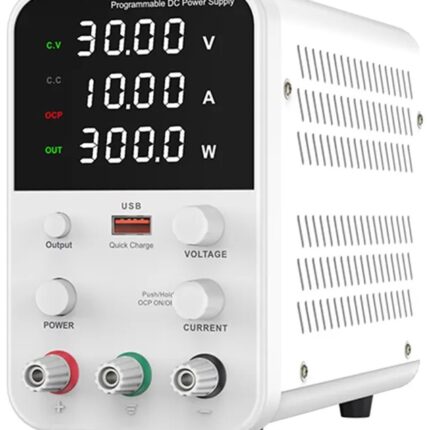 Блок питания Wanptek WPS3010B 0-30В/10А, USB, 4 разряда, белый